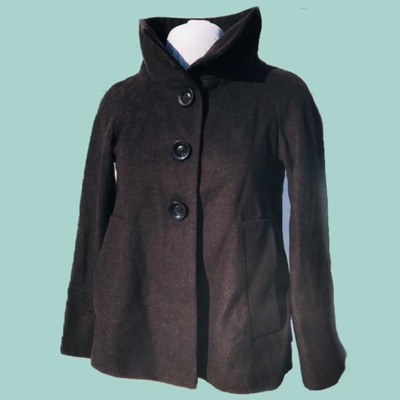 Zara Jackets & Blazers - ZARA Retro Breakfast at Tiffany’s Wool Swing Coat